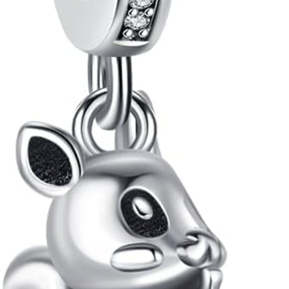 S925 Travel Charms for Bracelets Necklace Let's go Compass Bead Paris Eiffel Tow - Picture 1 of 7